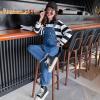 imageRolanko Girls Overalls Denim Bib Distressed Jumpsuit Kids Blue Baggy Jean Pants 414 Years with PocketsB2button