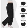 imageRolanko Girls Parachute Pants Y2K Cargo Pants for Girls Loose Jogger Trousers with Pockets Streetwear Kids 414 YearsBlack