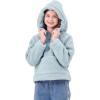 imageRolanko Girls Sherpa Pullover Hoodie Half Zipper Fuzzy Hoodie Sweatshirt with Pockets Kids Fleece Tops 414 YearsAquablue