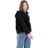 imageRolanko Girls Sherpa Pullover Hoodie Half Zipper Fuzzy Hoodie Sweatshirt with Pockets Kids Fleece Tops 414 YearsBlack