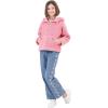 imageRolanko Girls Sherpa Pullover Hoodie Half Zipper Fuzzy Hoodie Sweatshirt with Pockets Kids Fleece Tops 414 YearsPink