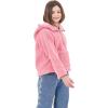 imageRolanko Girls Sherpa Pullover Hoodie Half Zipper Fuzzy Hoodie Sweatshirt with Pockets Kids Fleece Tops 414 YearsPink