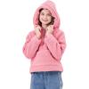 imageRolanko Girls Sherpa Pullover Hoodie Half Zipper Fuzzy Hoodie Sweatshirt with Pockets Kids Fleece Tops 414 YearsPink