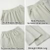 imageRolanko Girls Wide Leg Sweatpants Straight Pants for Kids Girls Trousers with Pockets SweatsGraygreen