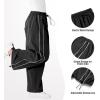 imageRolanko Parachute Pants for Girls Y2K Cargo Trousers with Pockets Harajuku Jogger Pants Kids 414 YearsBblack Sport