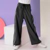 imageRolanko Parachute Pants for Girls Y2K Cargo Trousers with Pockets Harajuku Jogger Pants Kids 414 YearsBblack Sport