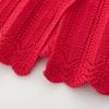 imageRolanko Toddler Girls Sweater Long Sleeve Open Front Button Down Knit Cardigan Kids Clothes 16 YearsB2red