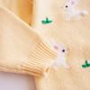 imageRolanko Toddler Girls Sweater Long Sleeve Open Front Button Down Knit Cardigan Kids Clothes 16 YearsDyellow Rabbit
