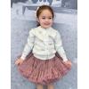 imageRolanko Toddler Girls Sweater Long Sleeve Open Front Button Down Knit Cardigan Kids Clothes 16 YearsH1white Star