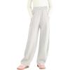 imageRolanko Girls Wide Leg Sweatpants Straight Pants for Kids Girls Trousers with Pockets SweatsLightgrey