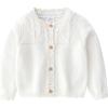 imageRolanko Toddler Girls Sweater Long Sleeve Open Front Button Down Knit Cardigan Kids Clothes 16 YearsH5white Lace