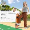 imageRolanko Girls Cargo Pants Baggy Y2K Cargo Trousers Jeans Wide Leg Pants with Multi Pockets 415 YearsBrownpockets