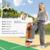 imageRolanko Girls Cargo Pants Baggy Y2K Cargo Trousers Jeans Wide Leg Pants with Multi Pockets 415 YearsGrey