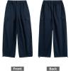 imageRolanko Girls Cargo Pants Wide Leg Streetwear Kids Pants with Pockets Trendy Jogger Trousers 414 YearsNavy