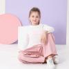 imageRolanko Girls Cargo Pants Wide Leg Streetwear Kids Pants with Pockets Trendy Jogger Trousers 414 YearsPink