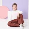 imageRolanko Girls Cargo Pants Wide Leg Streetwear Kids Pants with Pockets Trendy Jogger Trousers 414 YearsRed