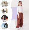 imageRolanko Girls Cargo Pants Wide Leg Streetwear Kids Pants with Pockets Trendy Jogger Trousers 414 YearsRed