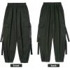 imageRolanko Girls Cargo Pants for Kids Loose Streetwear Hip Hop Dance Cotton Cargo Jogger Pants for Kids 415 YearsDark Green