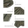 imageRolanko Girls Cargo Pants for Kids Loose Streetwear Hip Hop Dance Cotton Cargo Jogger Pants for Kids 415 YearsDark Green