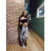 imageRolanko Girls Cargo Pants for Kids Loose Streetwear Hip Hop Dance Cotton Cargo Jogger Pants for Kids 415 YearsG2grey