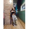 imageRolanko Girls Cargo Pants for Kids Loose Streetwear Hip Hop Dance Cotton Cargo Jogger Pants for Kids 415 YearsG2grey