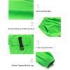 imageRolanko Girls Cargo Pants for Kids Loose Streetwear Hip Hop Dance Cotton Cargo Jogger Pants for Kids 415 YearsGreen