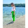 imageRolanko Girls Cargo Pants for Kids Loose Streetwear Hip Hop Dance Cotton Cargo Jogger Pants for Kids 415 YearsGreen