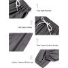 imageRolanko Girls Cargo Pants for Kids Loose Streetwear Hip Hop Dance Cotton Cargo Jogger Pants for Kids 415 YearsIron Grey