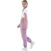 imageRolanko Girls Cargo Pants for Kids Loose Streetwear Hip Hop Dance Cotton Cargo Jogger Pants for Kids 415 YearsLight Purple