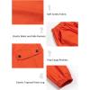 imageRolanko Girls Cargo Pants for Kids Loose Streetwear Hip Hop Dance Cotton Cargo Jogger Pants for Kids 415 YearsOrange
