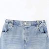 imageRolanko Girls Jeans Denim Elastic Wasit Wide Leg Baggy Pants Kids Clothes 414 YearsF1cargopockets