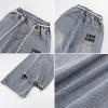 imageRolanko Girls Jeans Denim Elastic Wasit Wide Leg Baggy Pants Kids Clothes 414 YearsG3rhinestone