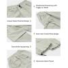imageRolanko Wide Leg Girls Parachute Cargo Pants for Girls Butterfly Y2K Kids Cargo Jogger Trousers with Pockets Loose FitGreen