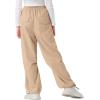 imageRolanko Wide Leg Girls Parachute Cargo Pants for Girls Butterfly Y2K Kids Cargo Jogger Trousers with Pockets Loose FitKhaki