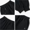 imageRolanko Girls Baggy Sweatpants Solid Jogger Pants Soft Sweats Kids Trousers with Pockets 614YBlack