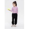 imageRolanko Girls Baggy Sweatpants Solid Jogger Pants Soft Sweats Kids Trousers with Pockets 614YBlack