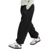 imageRolanko Girls Baggy Sweatpants Solid Jogger Pants Soft Sweats Kids Trousers with Pockets 614YBlack