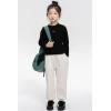 imageRolanko Girls Baggy Sweatpants Solid Jogger Pants Soft Sweats Kids Trousers with Pockets 614YWhitegrey