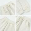 imageRolanko Girls Baggy Sweatpants Solid Jogger Pants Soft Sweats Kids Trousers with Pockets 614YWhitegrey