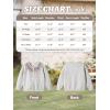 imageRolanko Girls Cardigan Sparkling Sequin Kids Knit Button Up Sweater Cardigan Long Sleeve 411 YearsSequinsgray