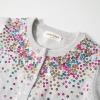 imageRolanko Girls Cardigan Sparkling Sequin Kids Knit Button Up Sweater Cardigan Long Sleeve 411 YearsSequinsgray
