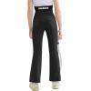 imageRolanko Girls Flare Leggings Yoga Pants with Pockets Stretch Kids Bell Bottoms Wide Leg Dance Pants 414 YearsBlack