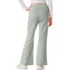 imageRolanko Girls Flare Wide Leg Sweatpants Elastic Waist Bell Bottoms Pants for Kids Sweats with Pockets 512YBeangreen