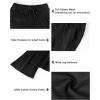 imageRolanko Girls Flare Wide Leg Sweatpants Elastic Waist Bell Bottoms Pants for Kids Sweats with Pockets 512YBlack