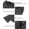 imageRolanko Girls Flare Wide Leg Sweatpants Elastic Waist Bell Bottoms Pants for Kids Sweats with Pockets 512YDarkgrey