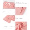 imageRolanko Girls Flare Wide Leg Sweatpants Elastic Waist Bell Bottoms Pants for Kids Sweats with Pockets 512YPink
