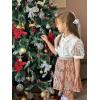 imageRolanko Girls Sequin Skirt Elastic Waist Glitter Sparkly Skort with Lining Twirling Shiny Skirts for Kids Dance Party 512YGold