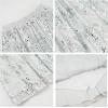 imageRolanko Girls Sequin Skirt Elastic Waist Glitter Sparkly Skort with Lining Twirling Shiny Skirts for Kids Dance Party 512YSilver