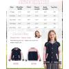 imageRolanko Kids Varsity Jackets Girls Baseball Bomber Color Block Letterman Jacket Outwear With Pockets 715 YearsNavypink