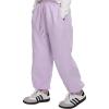 imageRolanko Girls Baggy Sweatpants Solid Jogger Pants Soft Sweats Kids Trousers with Pockets 614YPurple